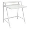 2-Tier Lola Desk, White -Furniture Sale Store 2 tier lola desk white