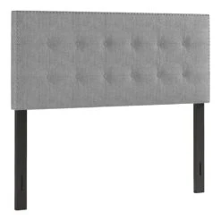 Furniture Sale Store 9 Brian Grey Tufted Headboard, Queen