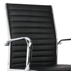 Crosby St Maxwell Adjustable Faux Leather Office Chair, Black -Furniture Sale Store crosby st maxwell adjustable faux leather office chair black 2