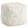 Faye Pouf, Ivory -Furniture Sale Store faye pouf ivory