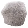 Faye Shag Pouf, Grey -Furniture Sale Store faye shag pouf grey