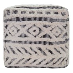 Found & Fable Kai Diamond Tufted Pouf, 16" -Furniture Sale Store found fable kai diamond tufted pouf 16 2