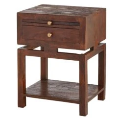 Found & Fable Maddison Chestnut Wood Side Table With Drawer 11 Found & Fable Maddison Chestnut Wood Side Table With Drawer -Furniture Sale Store found fable maddison chestnut wood side table with drawer 2