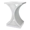 GREENWICH CURVED END TABLE WHT 1 GREENWICH CURVED END TABLE WHT -Furniture Sale Store greenwich curved end table wht