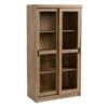 Honeybloom Fullerton 4-Shelf Sliding Door Cabinet 2 Honeybloom Fullerton 4-Shelf Sliding Door Cabinet -Furniture Sale Store honeybloom fullerton 4 shelf sliding door cabinet