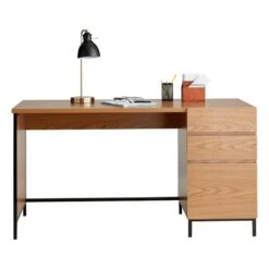 Honeybloom Oliver 3-Drawer Desk -Furniture Sale Store honeybloom oliver 3 drawer desk 2