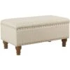 Jasmine Linen Storage Ottoman, Natural -Furniture Sale Store jasmine linen storage ottoman natural