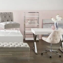 Laila Ali Astrid Chrome Bookshelf -Furniture Sale Store laila ali astrid chrome bookshelf 7