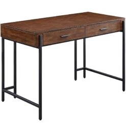 Parkview Metal & Wood Writing Desk With Storage, 48"