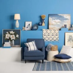 Providence Rogan Armchair, Navy -Furniture Sale Store providence rogan armchair navy 5