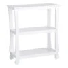 Providence Theodore White 3-Tier Thick Leg Bookshelf, 29" 1 Providence Theodore White 3-Tier Thick Leg Bookshelf, 29" -Furniture Sale Store providence theodore white 3 tier thick leg bookshelf 29