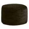 Ridgecrest Charcoal Grey Plush Pouf, 20" 1 Ridgecrest Charcoal Grey Plush Pouf, 20" -Furniture Sale Store ridgecrest charcoal grey plush pouf 20