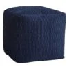 Ripple Pouf, Navy -Furniture Sale Store ripple pouf navy