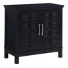 Sadie 2-Drawer Geometric Cabinet, Black -Furniture Sale Store sadie 2 drawer geometric cabinet black