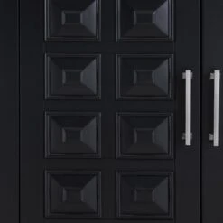 Sadie 2-Drawer Geometric Cabinet, Black -Furniture Sale Store sadie 2 drawer geometric cabinet black 6