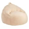 Sherpa Laid Back Lounger, Cream -Furniture Sale Store sherpa laid back lounger cream
