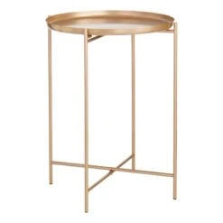 Furniture Sale Store 25 Tate Tray Side Table, Gold