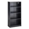 Theo Black Wooden Bookshelf 1 Theo Black Wooden Bookshelf -Furniture Sale Store theo black wooden bookshelf